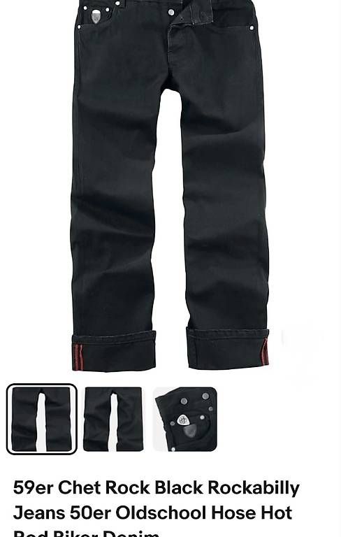 Lotti di vestiti: 59er Chet Rock Rocksabilly Hose Gr.30  – Usato da Dagmersellen venduto da atu_f7x5