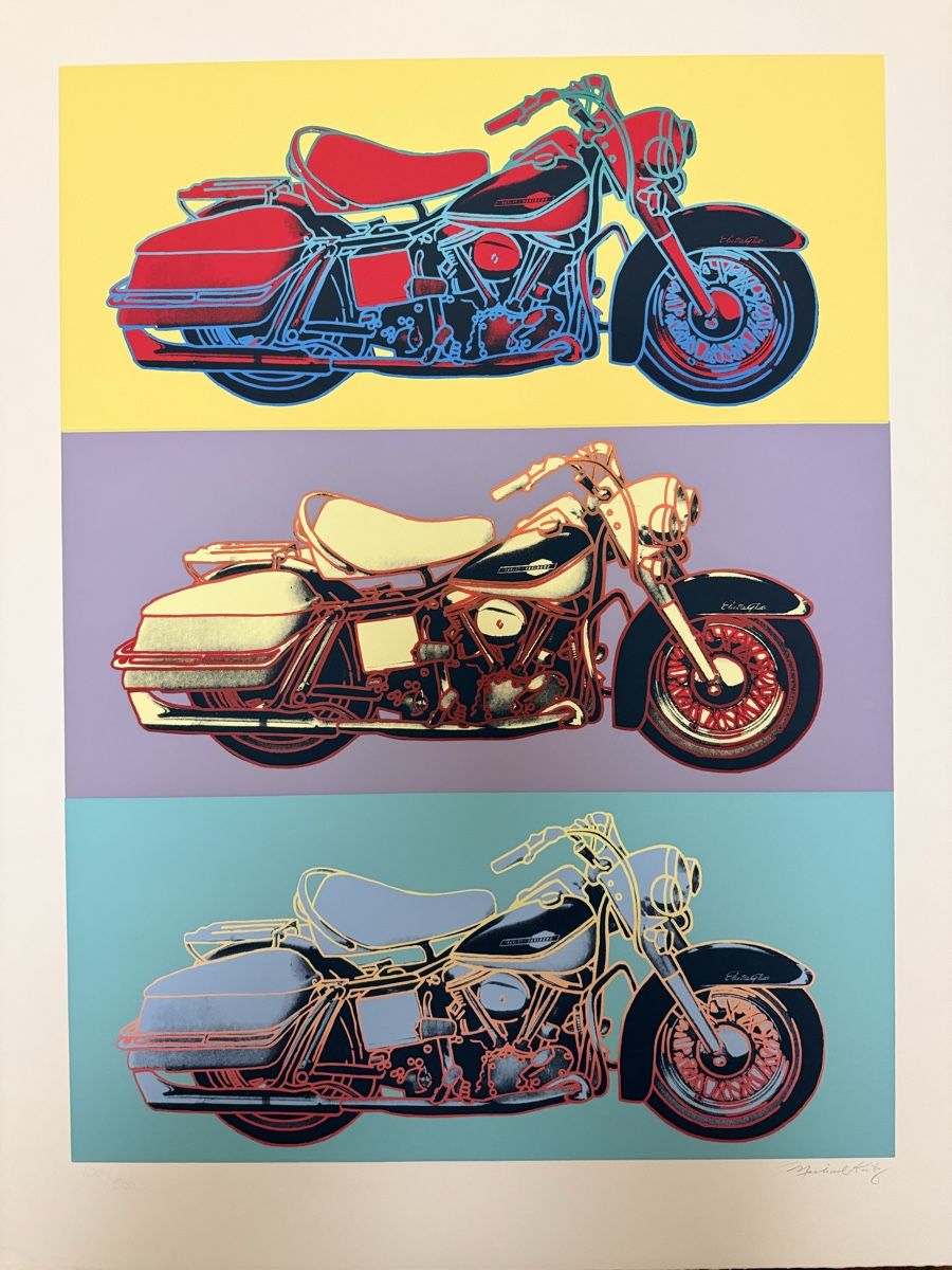 Grafica & Litografie: Renbaum - Harley Davidson - Serigraphie – Usato da Solothurn venduto da NUVICO 1