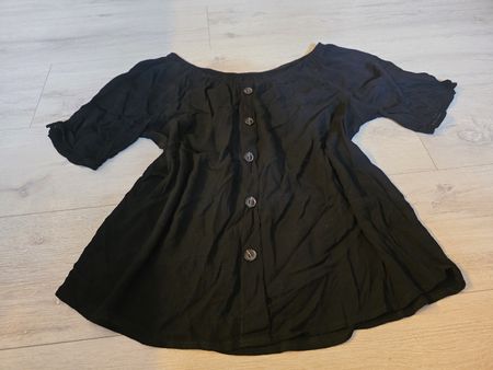 Schickes Sommer Top, schwarz, Gr.M kaum getragen!