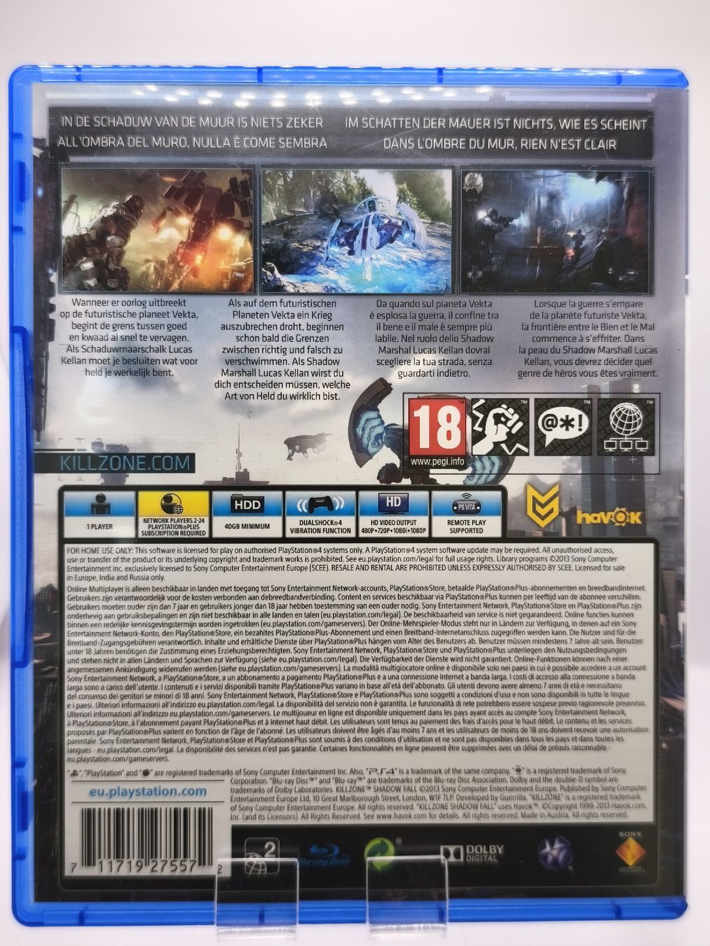 Sony Giochi: Killzone Shadow Fall PS4 - Jeu d'action aventure neuf! – Usato da Conthey venduto da Th3gr4yf0x 1