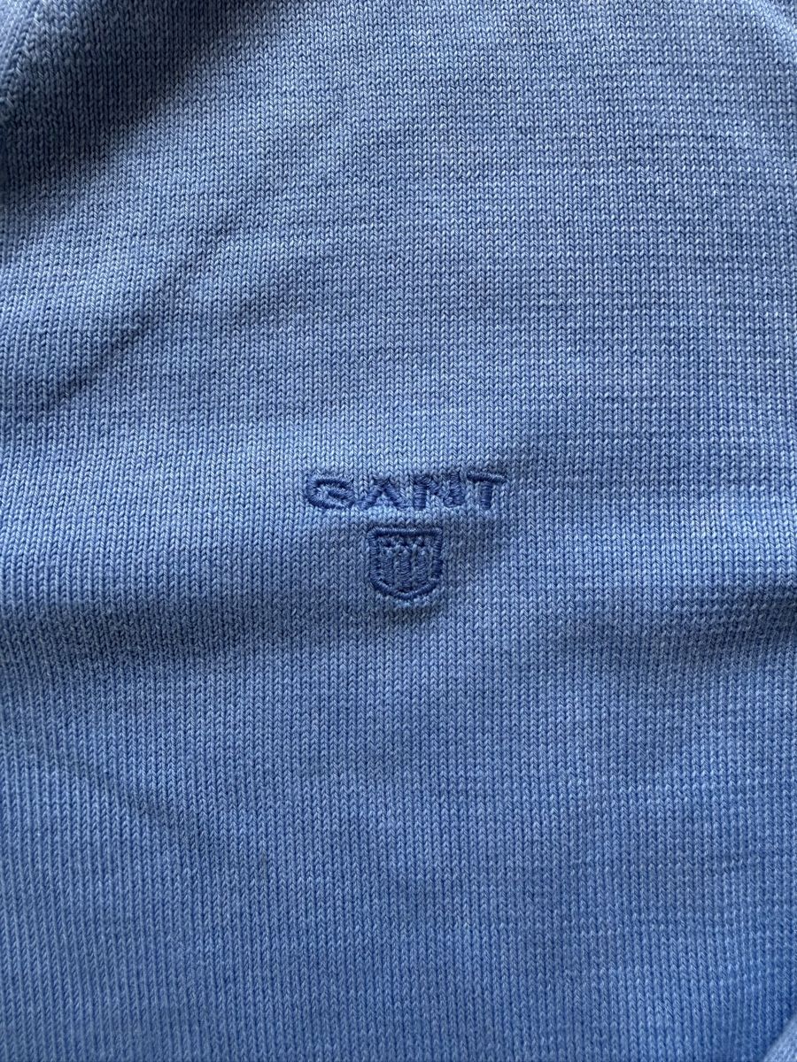 Gant Pullover & Sweatshirts: Pull Gant bleu col V taille XL 100% coton – Gebraucht aus Baulmes von resel_.tm 3