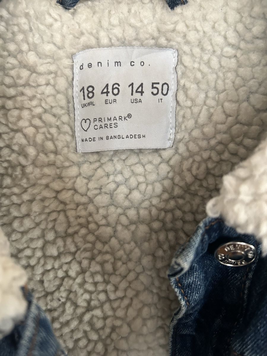 Primark Vestes: Jeans Jacke mit Teddyfutter Gr. 46  – D'occasion à chur par corazon710 1