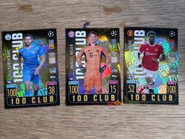 Match Attax 100 Club Karten 3 Stk guter Zustand