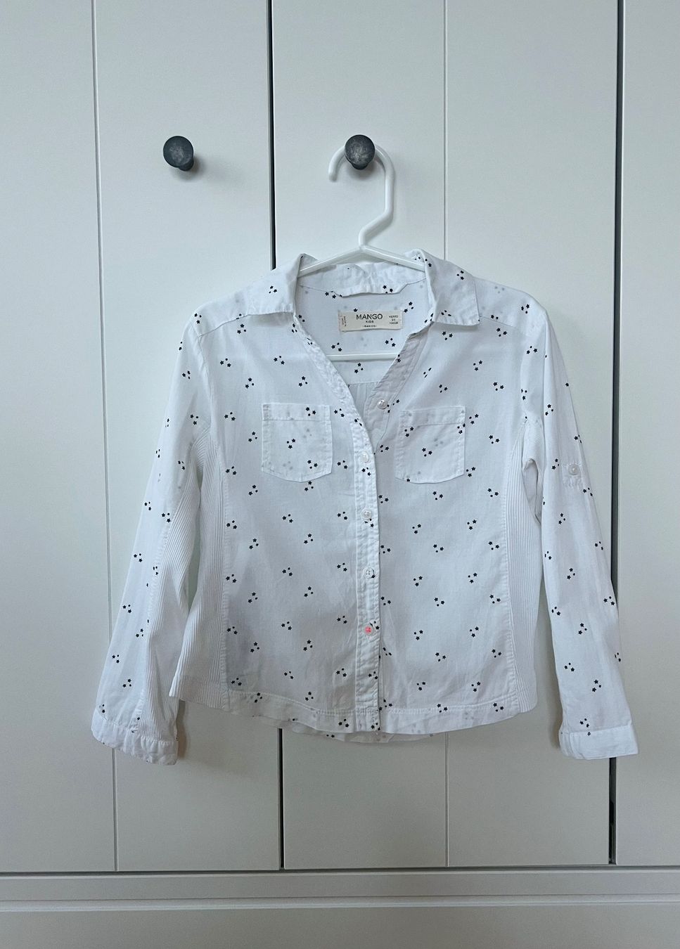 Mango Camicette, T-shirt & Top: Mango Hemd, 104, Weiss, klassisch, Shirt – Usato da Burgdorf venduto da rulan 1