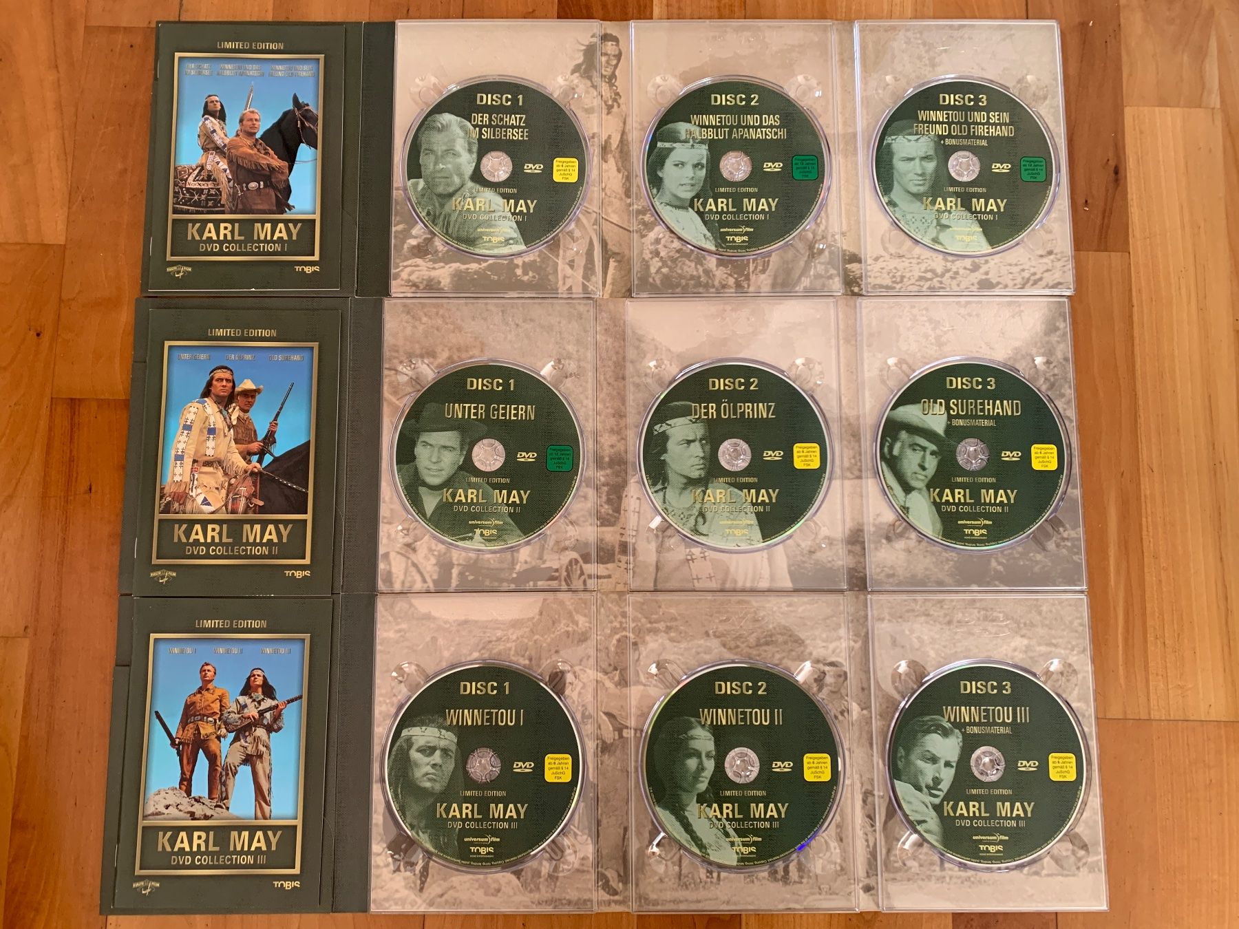 Tutti i DVDs: Karl May / Winnetou Collection (16 DVDs) – Usato da Sissach venduto da BeetleMouse 1