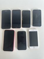 Defekte Smartphones Konvolut Samsung Huawei iPhone Bastler