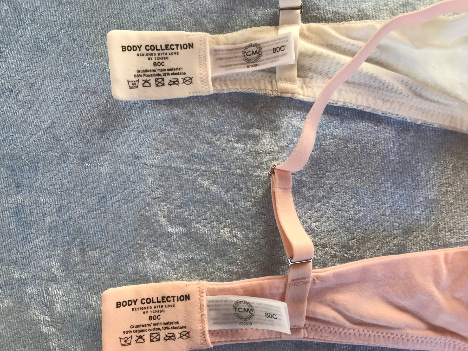 Tchibo Altra biancheria intima: 2 BHs, Grösse 80C, beige/rosa, TCM – Nuovo e nell'imballaggio originale da Brunnenthal venduto da Eco07 1
