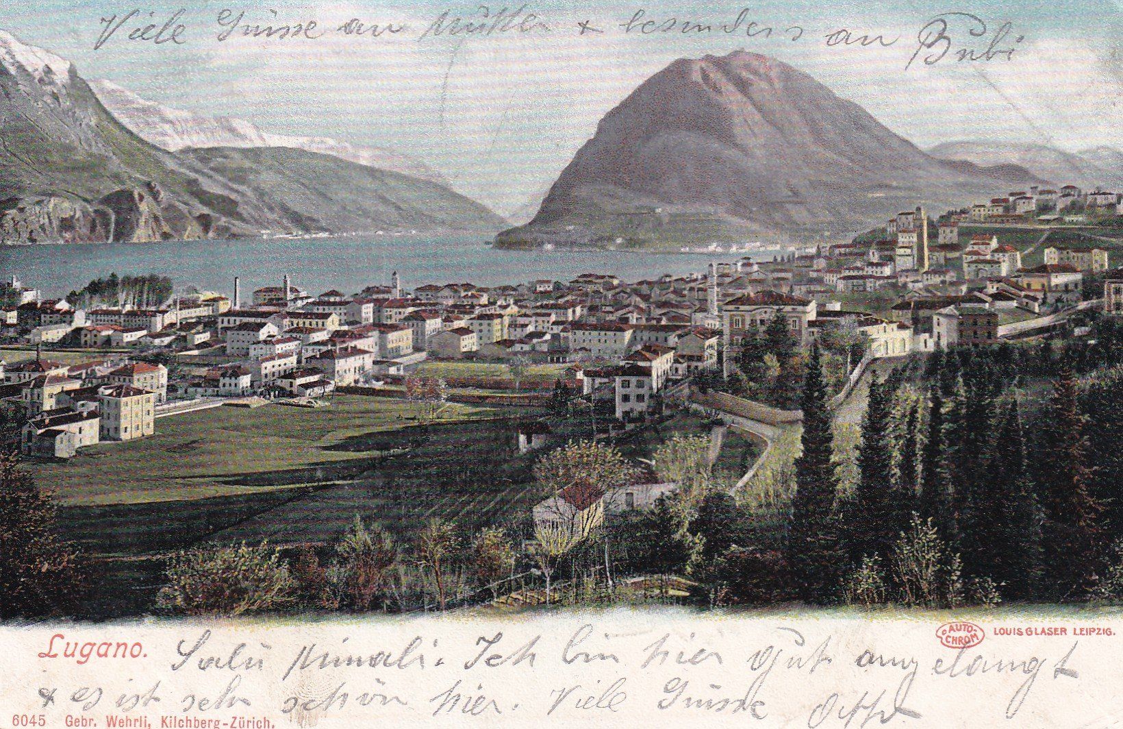 Cartes postales: Lugano  1904 – D'occasion à Cormoret par Pascalll2001