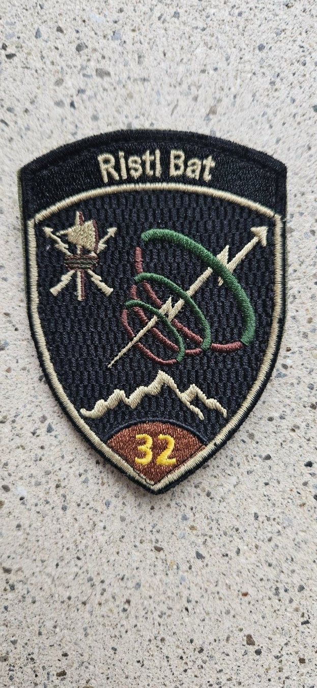 Schweizer Armee Placchette & Badge: *** Badge Ristl Bat mit klett *** – Nuovo e nell'imballaggio originale da Riedholz venduto da fr_sIruP