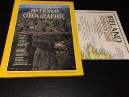 NATIONAL GEOGRAPHIC English ed. APRIL 1981 W. map Ireland