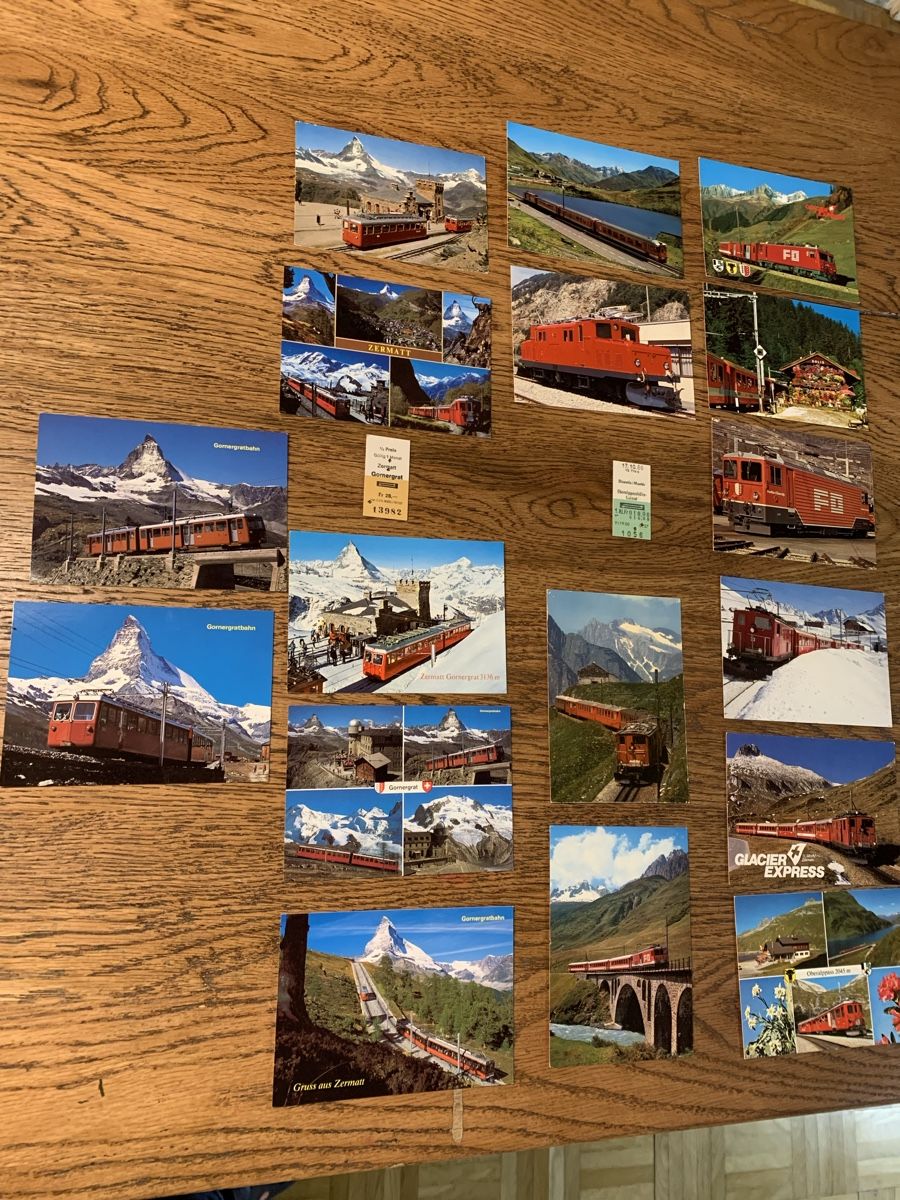Modelleisenbahnen: Ansichtskarten Cornergrat / FO Bahn – Gebraucht aus Winden von EmilNeu