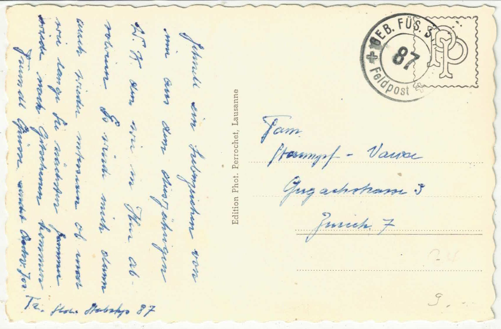 Cartoline postali: Tafers - Generalansicht – Usato da Ettingen venduto da Kartenplanet 1