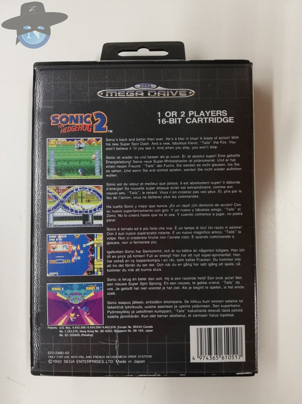 Sega Giochi: Sonic 2 / Sega Mega Drive MD – Usato da St. Gallen venduto da zorro_dc 1