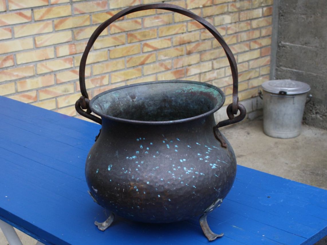 Töpfe: KUPFERKESSEL 24cm. – Gebraucht aus Wauwil von Pneuedy