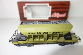 HO Kies-Wagen Kies Wil-Zürich, gealtert ,WS Liliput 24654