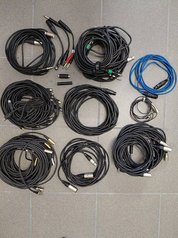Kabel: Professionelles XLR & Klinken-Kabelset – Gebraucht aus Wangs von man_v2j2 2