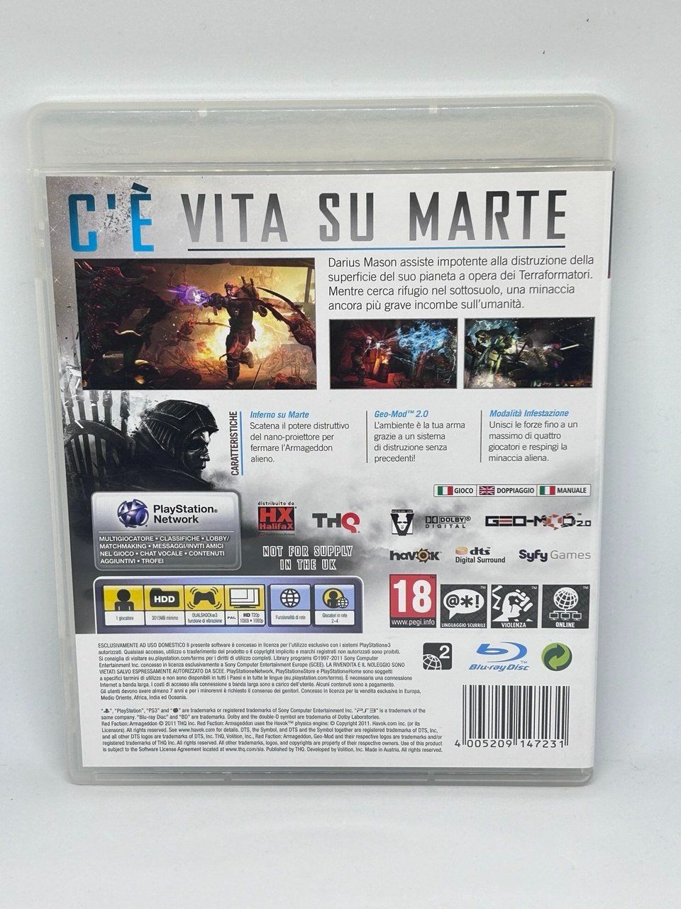 Giochi: Red Faction: Armageddon per PS3 – Usato da Giubiasco venduto da LorisVale 1