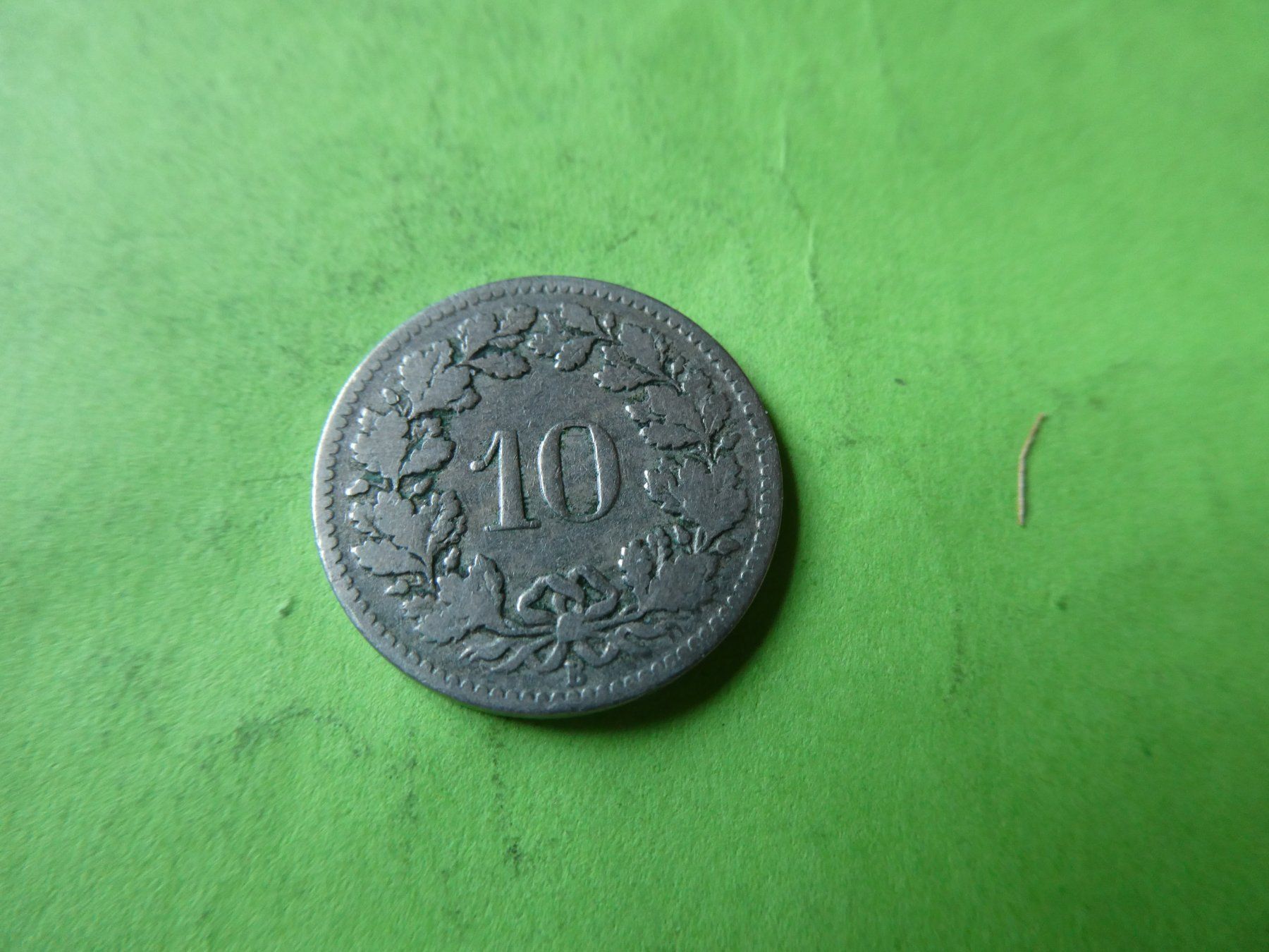 Toutes les monnaies: Schweiz 1895, 10 Rappen – D'occasion à Hinterforst par Rohusri 1