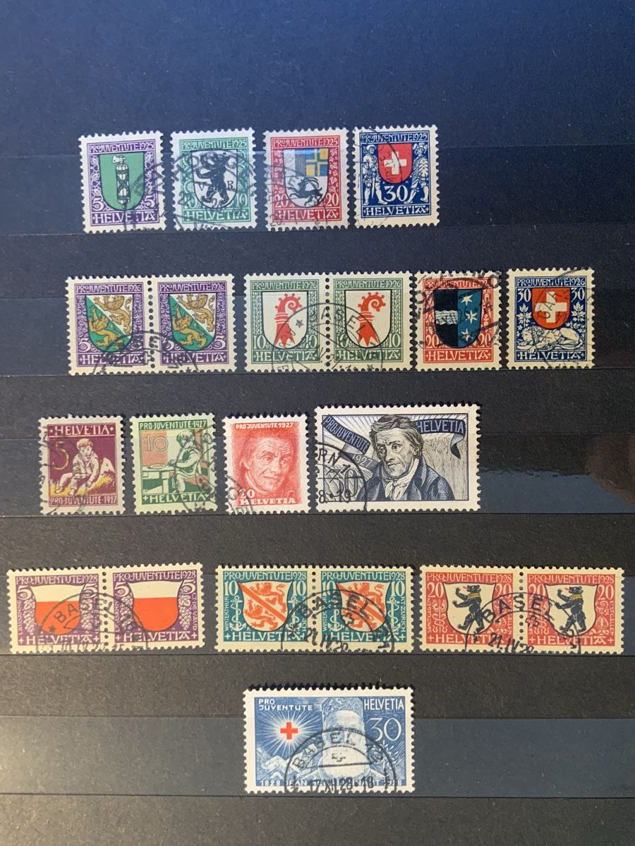 Alle Briefmarken: Pro Juventute – Gebraucht aus Binningen von chr_cr5n