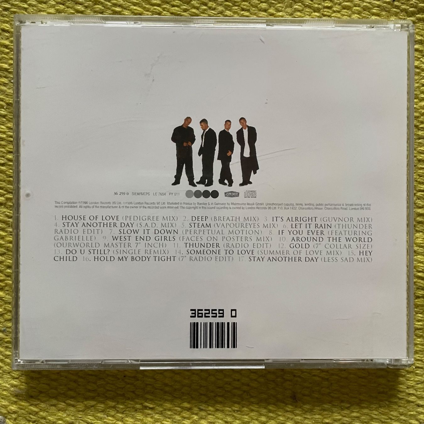 CD: EAST SEVENTEEN-HIT SINGLES – Usato da Rorschacherberg venduto da CD-Roli 1