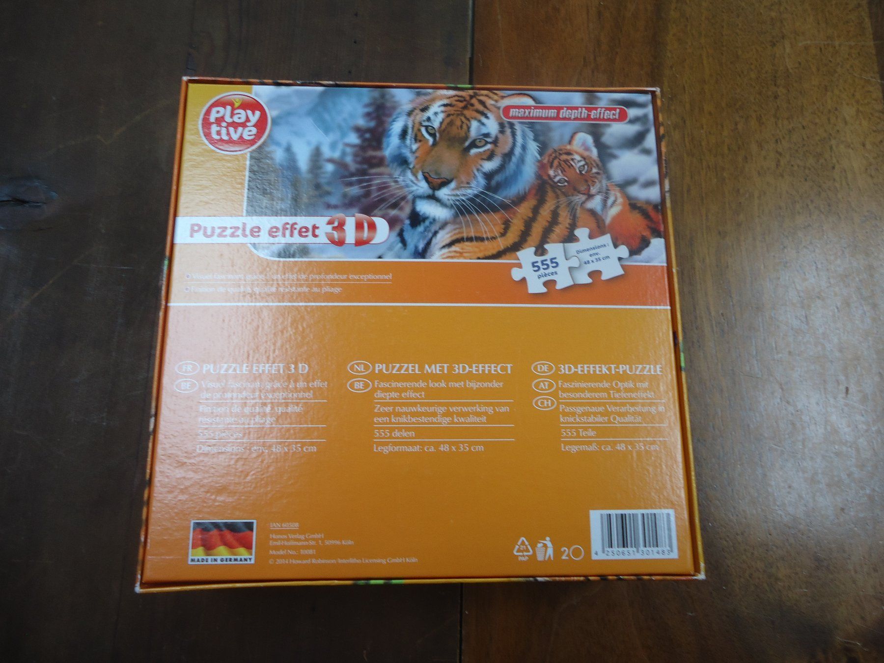 Puzzle: Puzzle effet 3D - 555 pièces - Neuf – Nuovo (secondo la descrizione) da Vessy venduto da mafabe 1