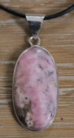Neu: Rhodochrosit Schmuck Anhänger mit Kette