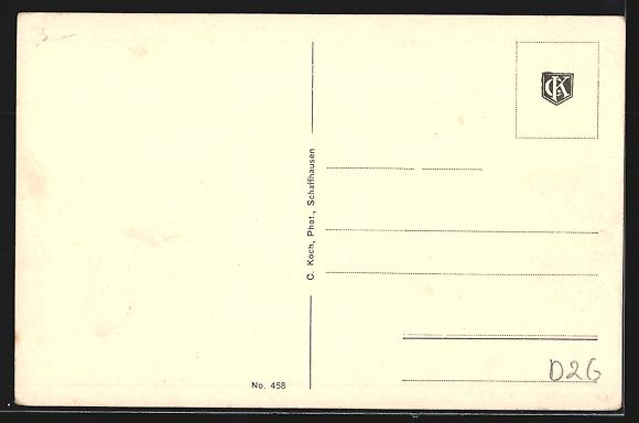 Cartoline postali: Schaffhausen, Strasse Vordergasse mit Br – Usato da Berlin venduto da bartko-reher 1