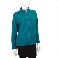 Possum Damen Strickjacke L petrolgrün