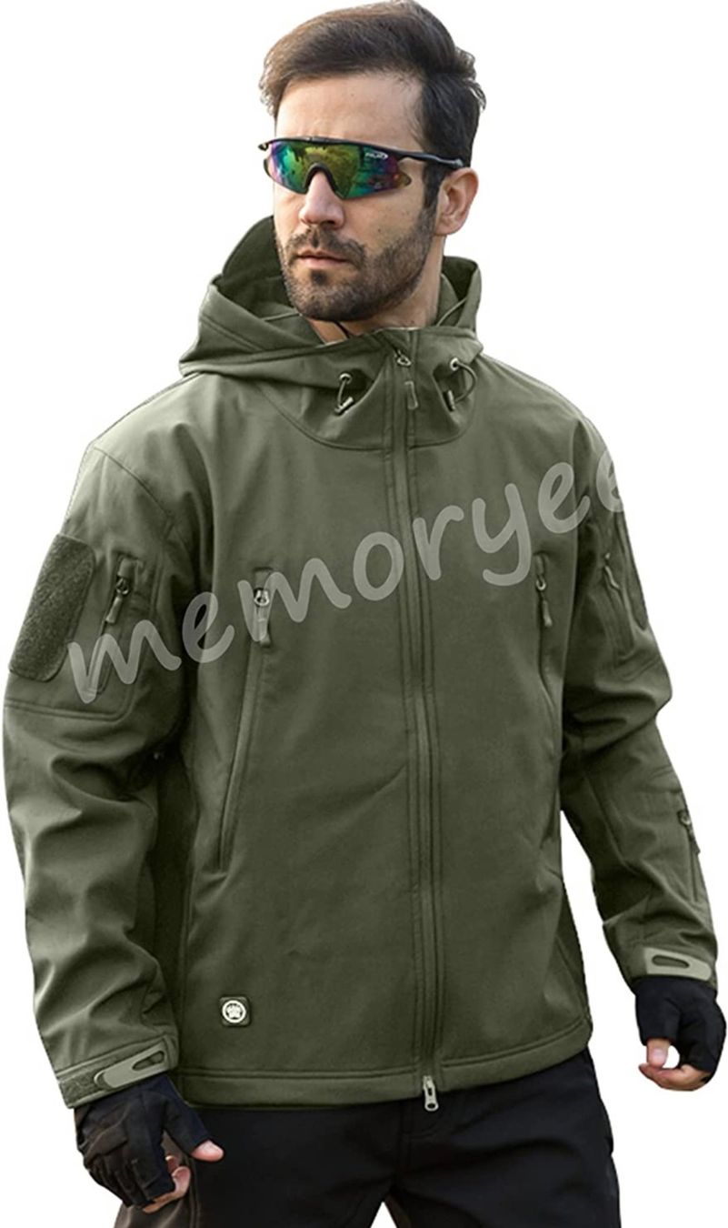 Giacche: Memoryee Herren Wasserdichte Softshelljacke grün Gr. M – Nuovo e nell'imballaggio originale da Basel venduto da Seifehuesli 2