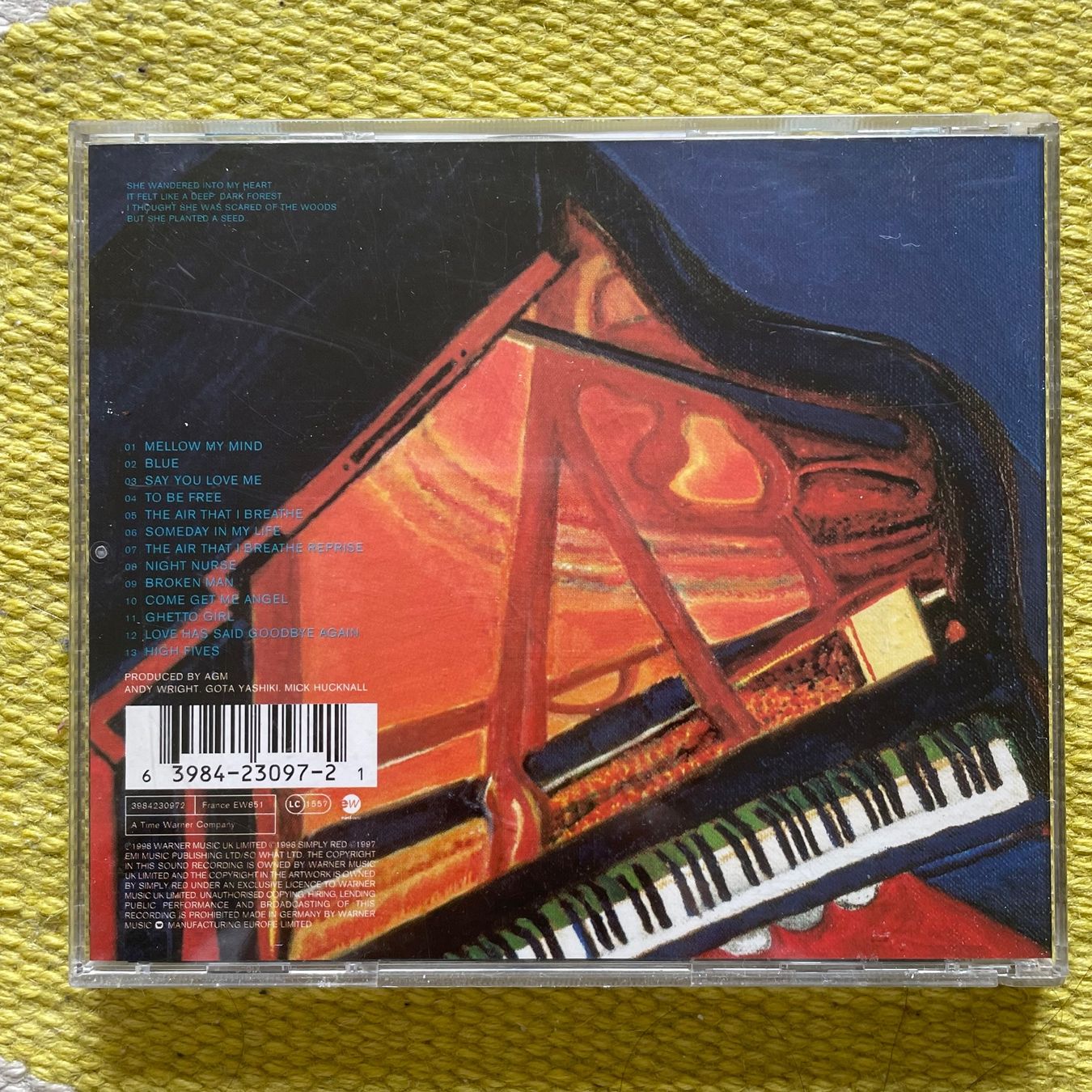 CD: SIMPLY RED-BLUE – Usato da Rorschacherberg venduto da CD-Roli 1