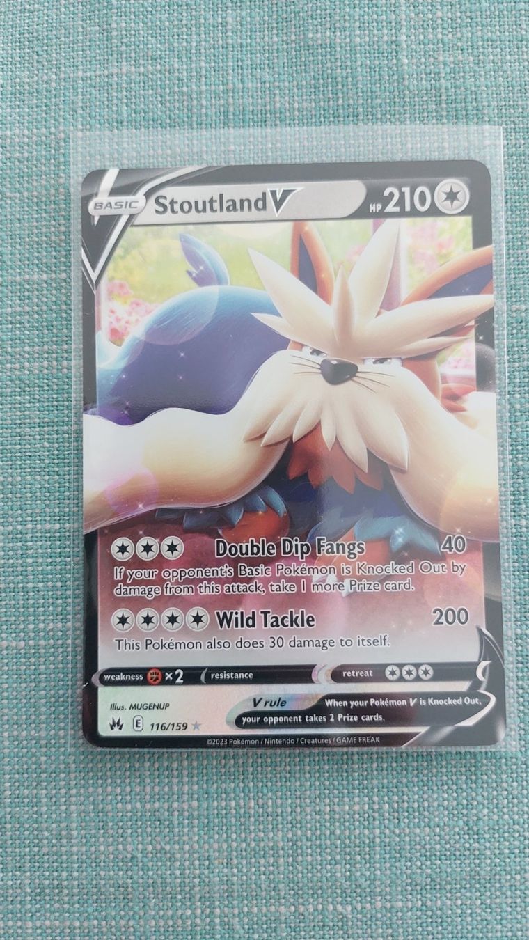 Pokémon Carte collezionabili: Stoutland V Crown Zenith – Nuovo (secondo la descrizione) da Bellinzona venduto da Pagur