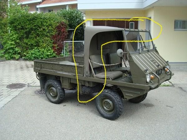 Altro per Esercito: Telo per Haflinger Puch  nuovo – Nuovo (secondo la descrizione) da Pura venduto da Rino68