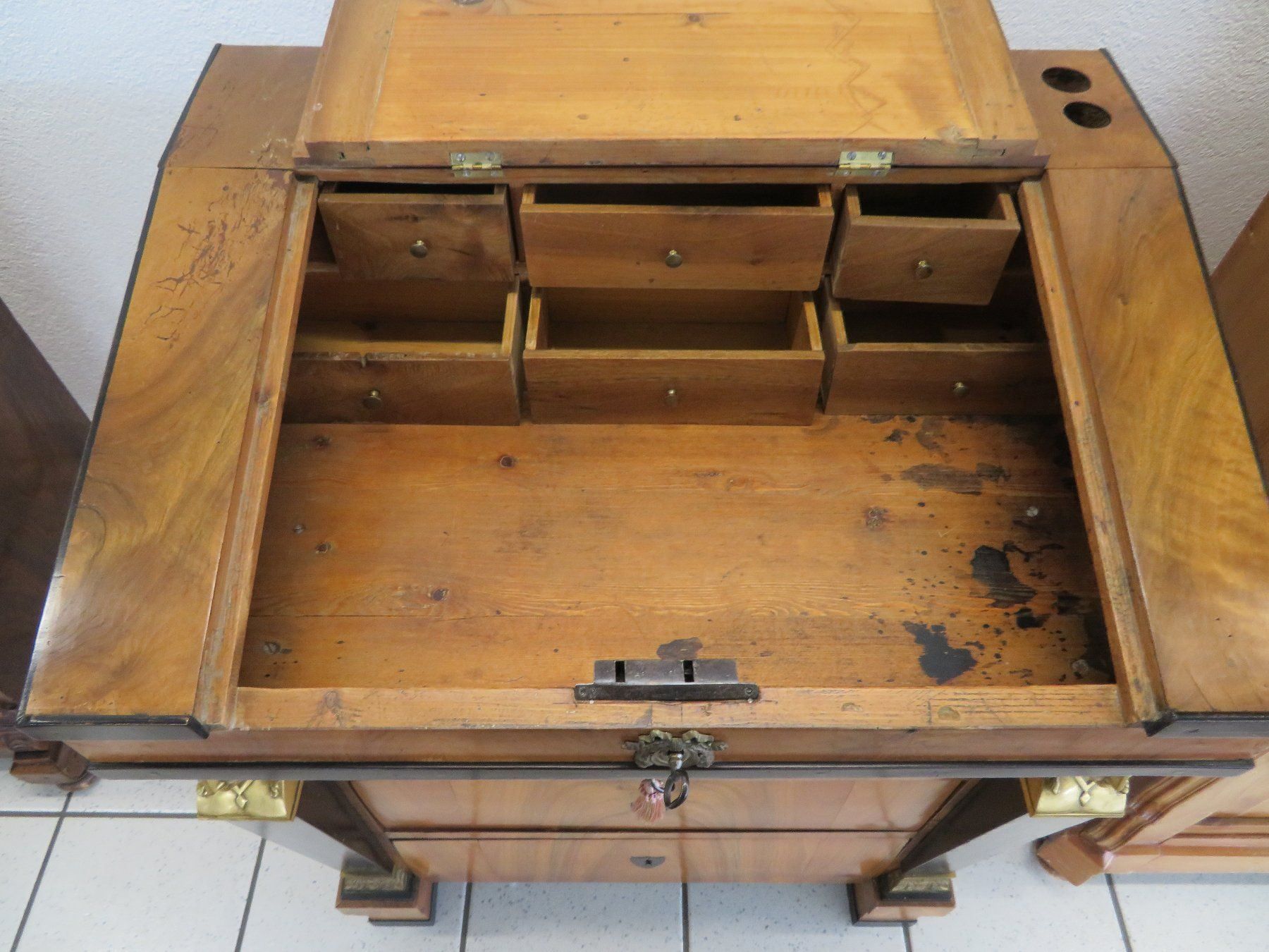 Scrivanie: Biedermeier Sekretär ca: 1800 – Usato da Pfyn venduto da sagenruthe 8