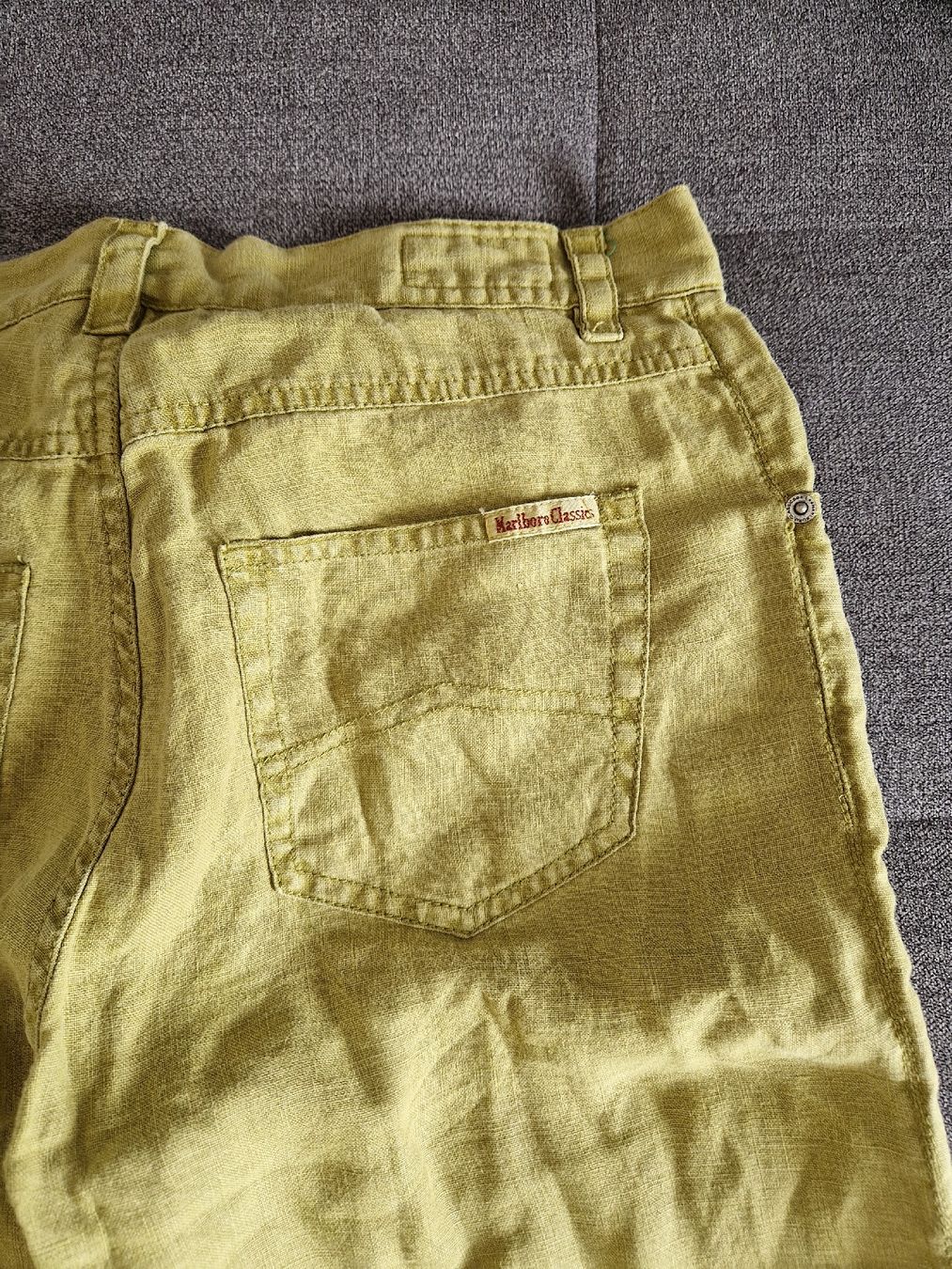 Marlboro Pantaloni: Marlboro Classics Hose, Gr. 27, hellgrün – Usato da Luthern venduto da Ricolinchen 3