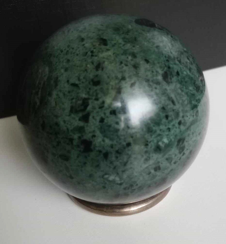 Pietre preziose: SPHÈRE / KUGEL - JASPE VERT  / Brésil - 600 gr – Usato da Le Locle venduto da PereiraHugo 2