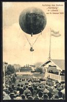 Lübeck, Aufstieg des Ballons Hamburg am