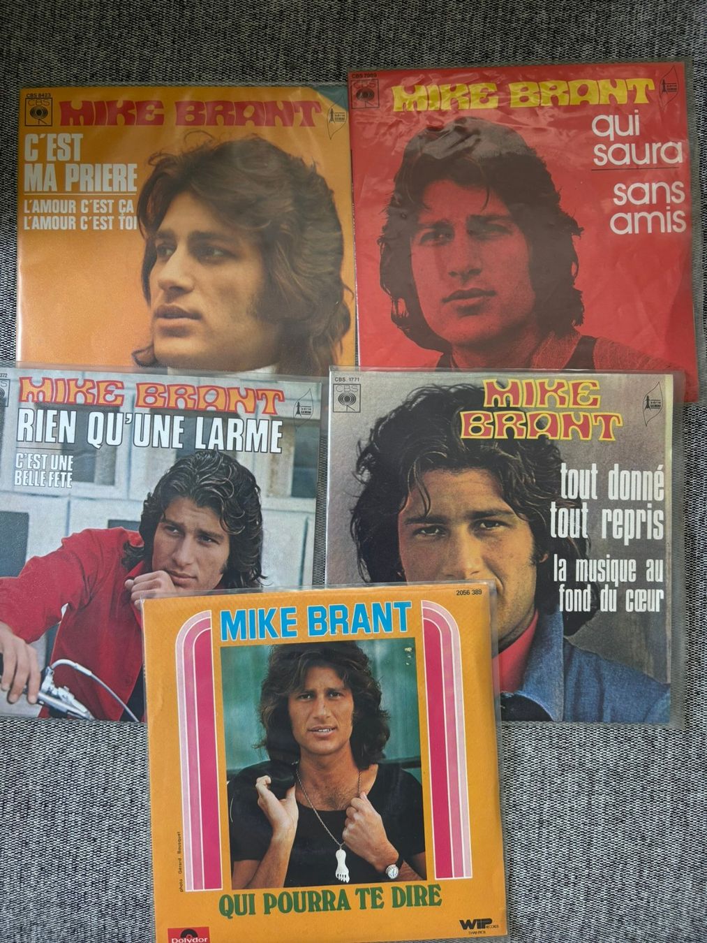 Schallplatten: 5xMike Brant Singles – Gebraucht aus Zofingen von Bigron