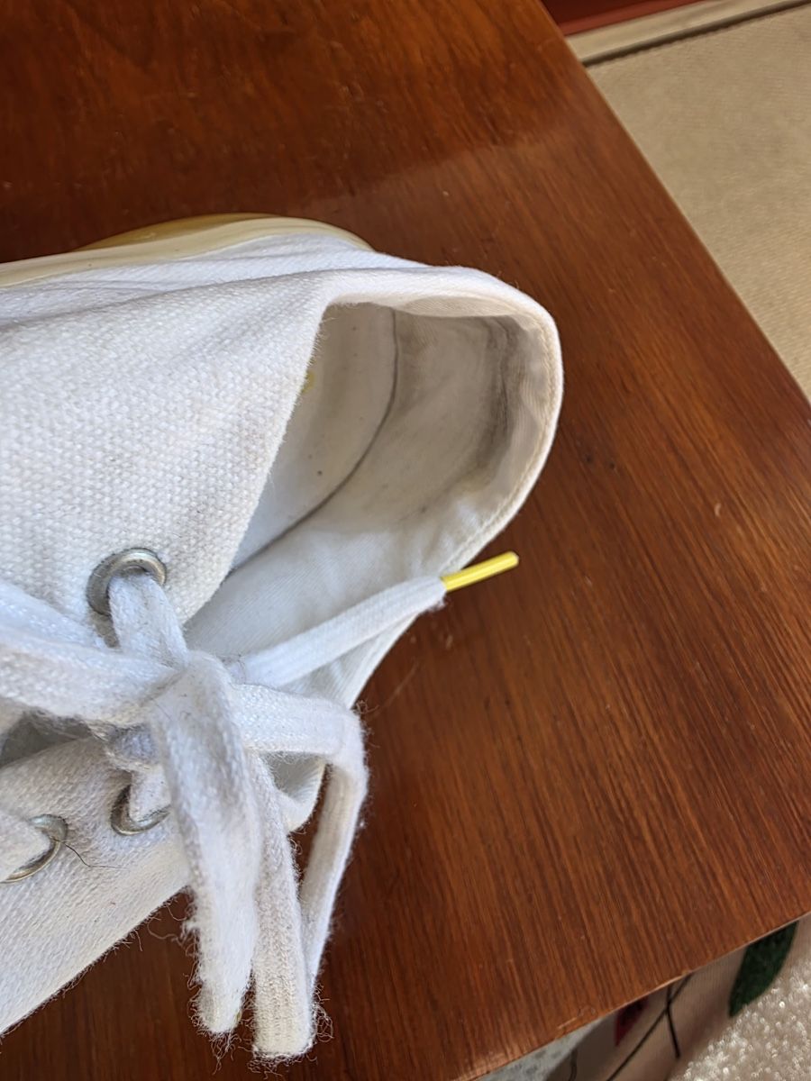 Scarpe da uomo: Sperry Top-Sider White Canvas Sneakers - Size 9 – Usato da Genève venduto da jud_xrl8 9