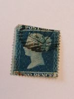 Two Pence Blue 1855