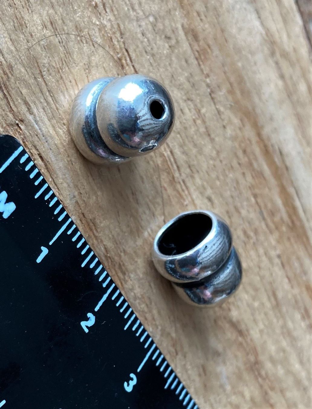 Catenine: 2 embouts Argent 925, "boules" / Endkappen – Nuovo e nell'imballaggio originale da Goumoens-la-Ville venduto da brandonv 1