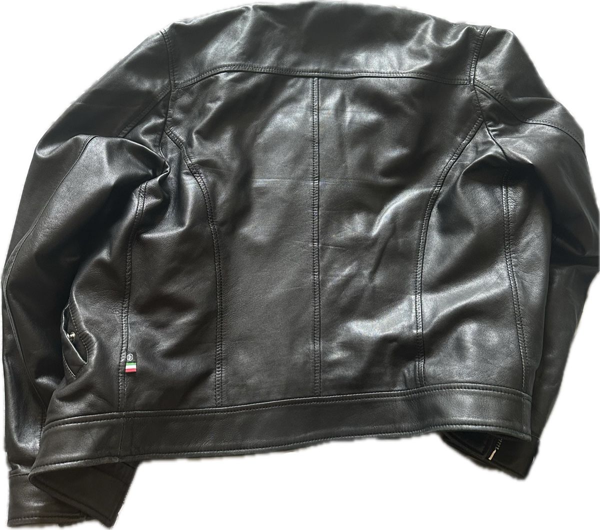 Philipp Plein Vestes: Philipp Plein Lederjacke Herren, Schwarz – D'occasion à Schlieren par Mr.Wunder 2