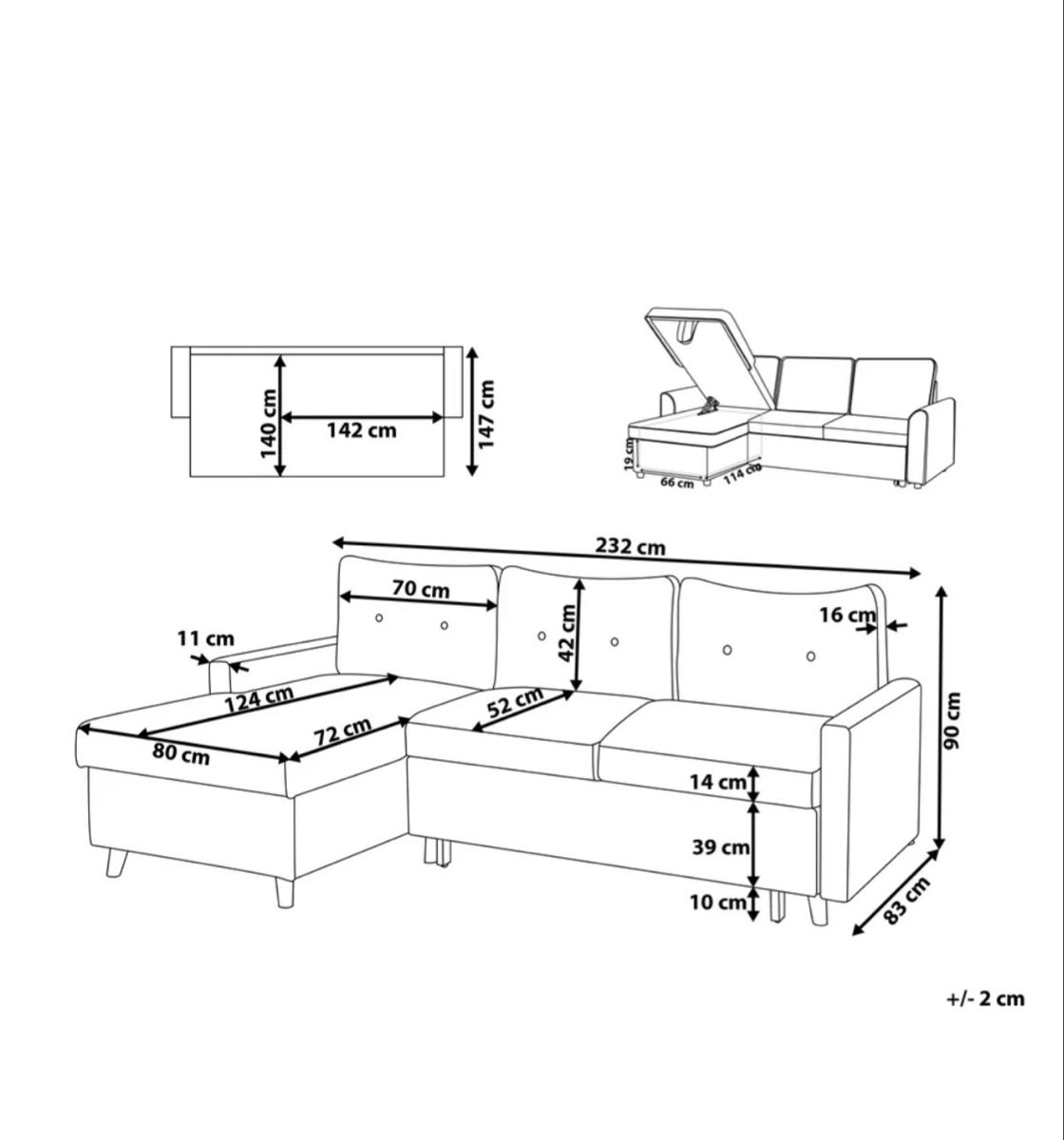 Divani: Ecksofa mit Schlaffunktion, neu – Nuovo (secondo la descrizione) da Othmarsingen venduto da boritabor 6