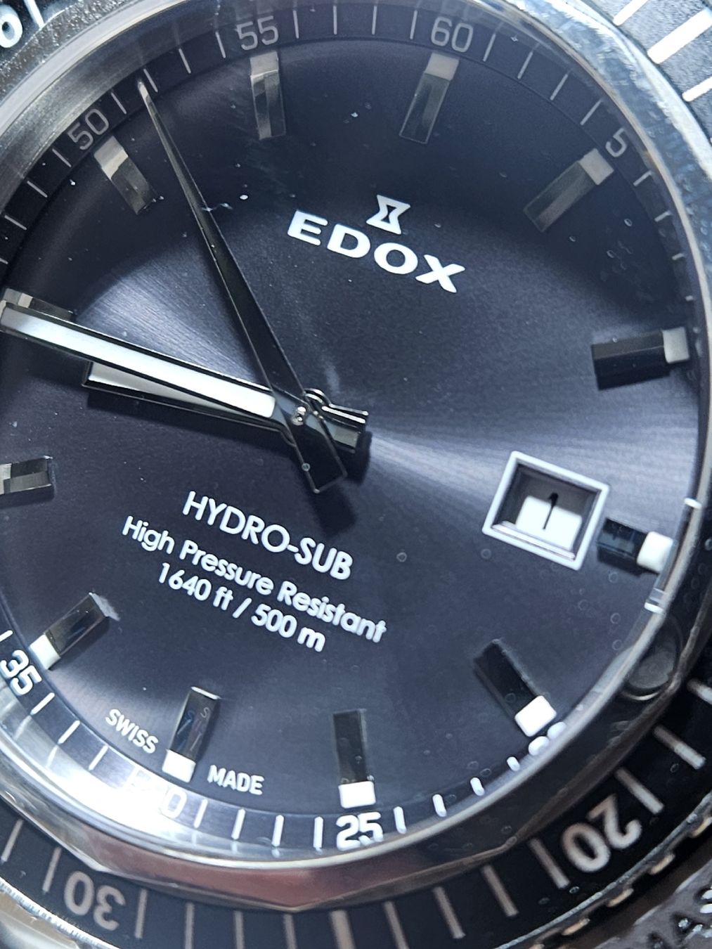 Edox Uhren: Edox Hydro-Sub Herrenuhr 48mm 500m – Gebraucht aus Flamatt von pie_f9zm 3