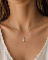 925 Sterling Silber Kette Muschel Mermaidcore Y2K-Style 