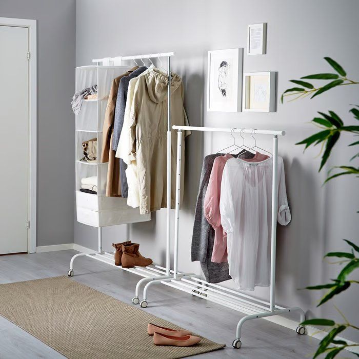 Ikea Garderobe: RIGGA Garderobenständer, weiß, Neuwertig – Neu (gemäss Beschreibung) aus Suberg von Lovelyfashion 1