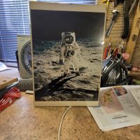 Bild Weltraum Apollo Astronaut Raketenstart (N.Armstrong)