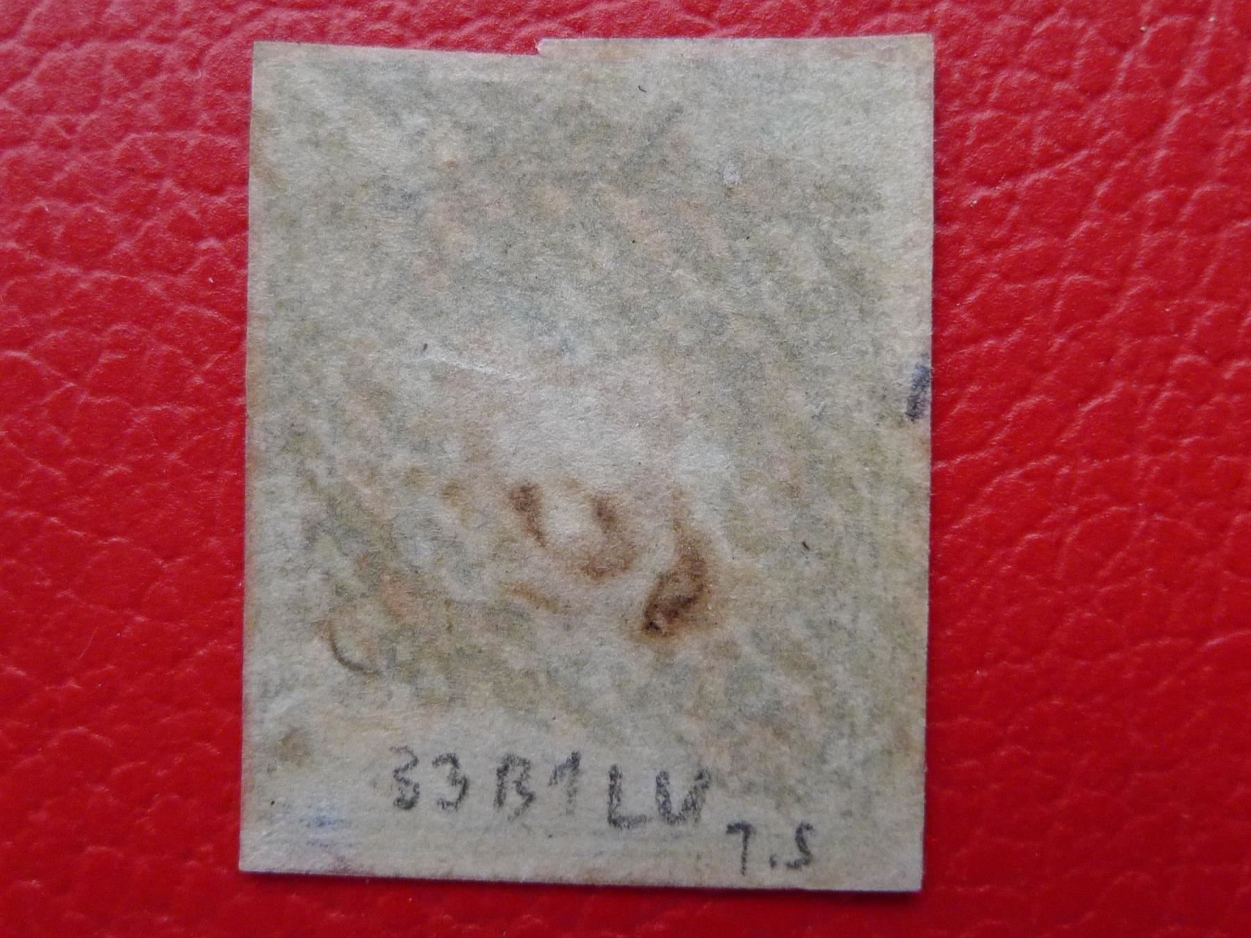 Alle Briefmarken: 17II, T.33 B1-LU, Bogenecke, Kat: 650.-+ mit Befund – Gebraucht aus Sursee von Luzernerraute 1