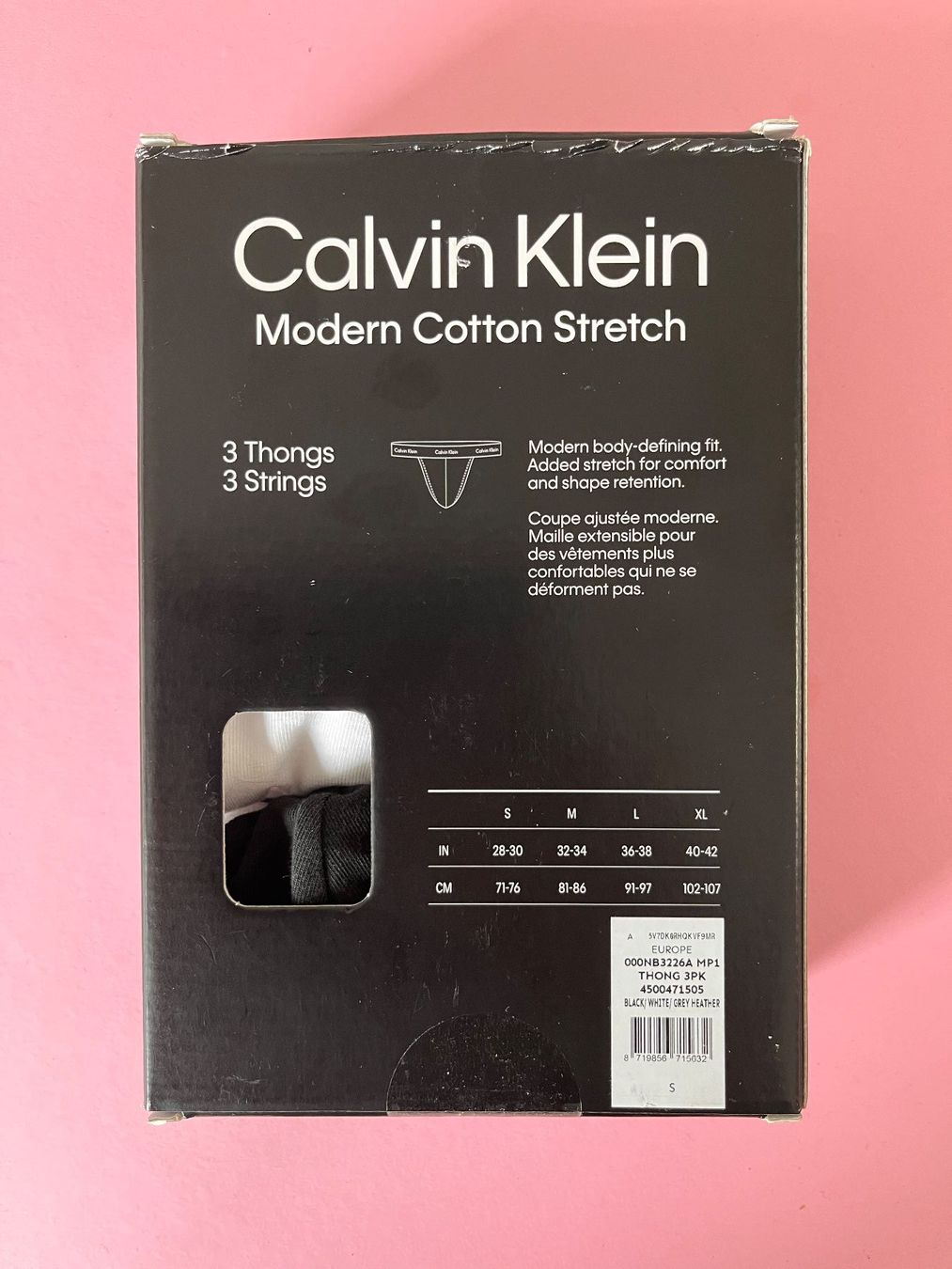 Calvin Klein Unterwäsche: CALVIN KLEIN, String Modern Cotton Stretch, Gr. S, 3 Stück – Neu und originalverpackt aus Rudolfstetten von gst_g7xl 2