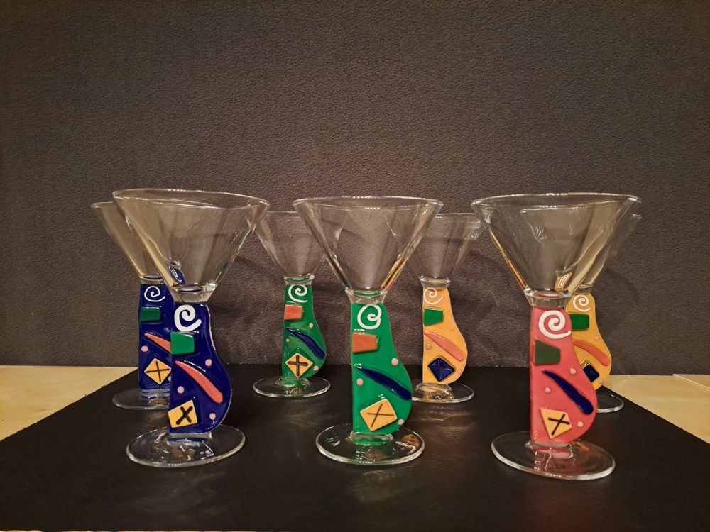 6er Set Martini Gläser 300ml - Elegante Cocktailgläser Für Bar, Party & Hochzeit