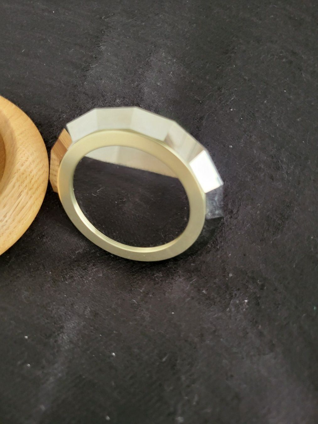 Swarovski Tutte le decorazioni: Swarovski Holz/Glasdose mit Spiegelglas Deckel – Usato da Grüsch venduto da Marianna05 2